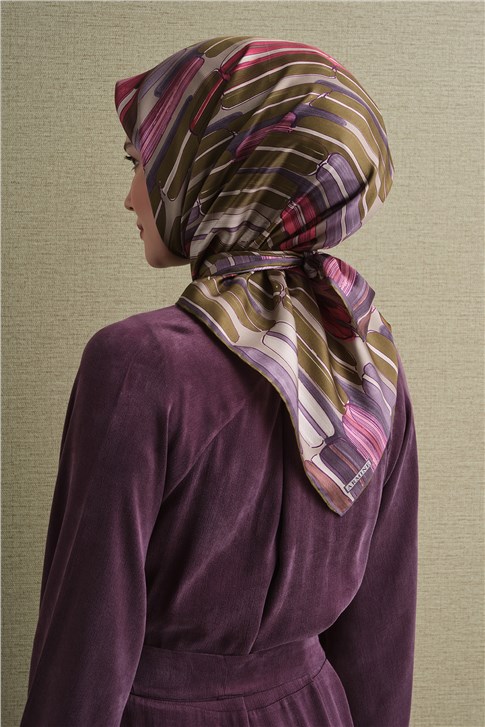 Armine Saf İpek Twill Eşarp 9616D 51