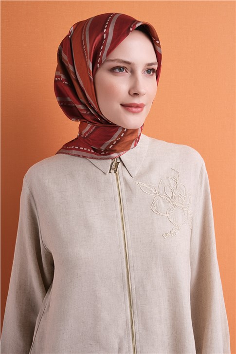 Armine Saf İpek Twill Eşarp 9621D 57