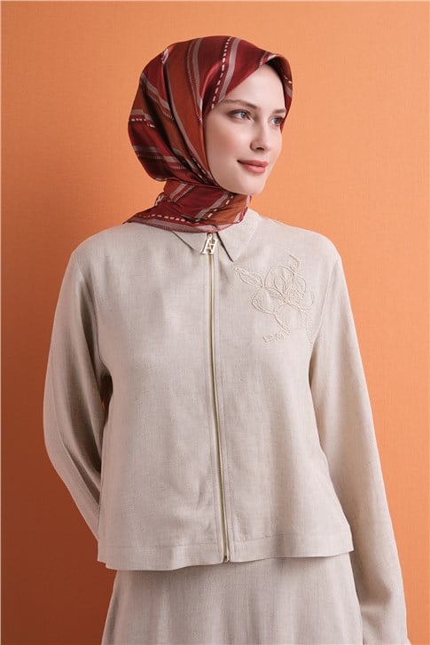 Armine Saf İpek Twill Eşarp 9621D 57
