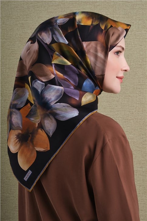 Armine Saf İpek Twill Eşarp 9632D 36