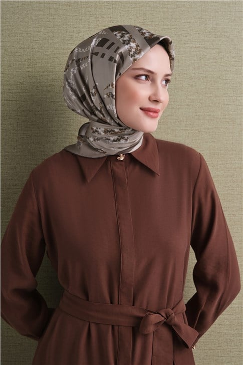 Armine Saf İpek Twill Eşarp 9634D 01