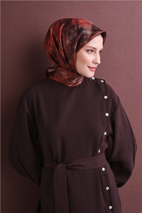 Armine Saf İpek Twill Eşarp 9635D 81