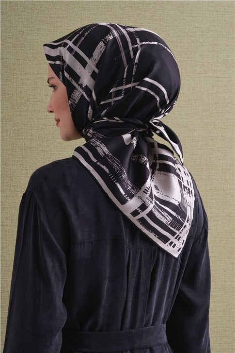 Armine Saf İpek Twill Eşarp 9643D 08