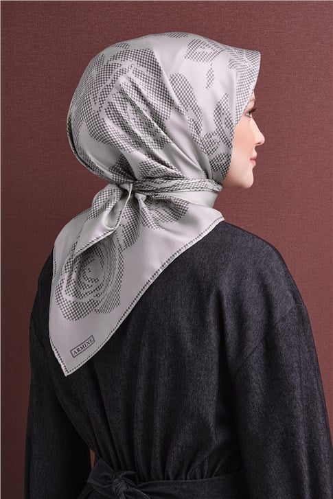 Armine Saf İpek Twill Eşarp 9645D 54