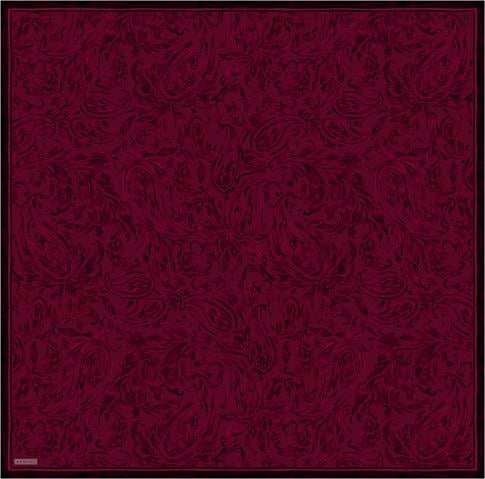 Armine Soyut Desenli Saf İpek Twill Eşarp 9431D 01