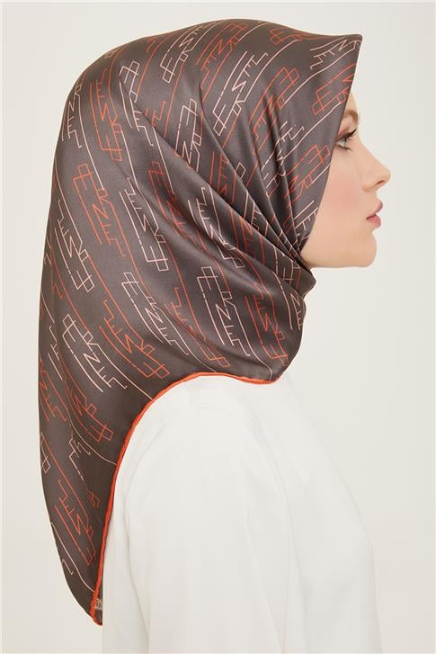 Armine Soyut Desenli Sura İpek Eşarp 24Ya9143 83 50