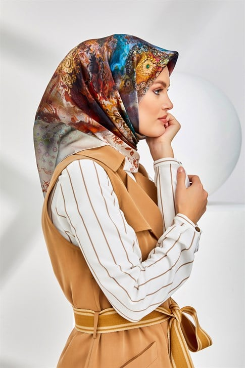 Armine Sura İpek Eşarp 20Ya8318 04