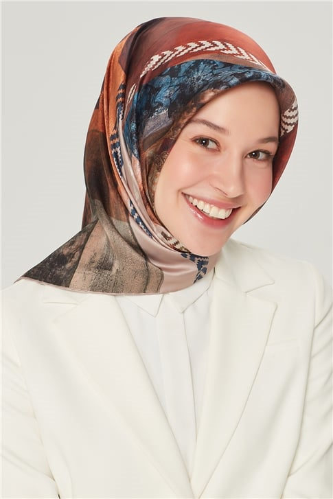 Armine Sura İpek Eşarp 21Y8512 80