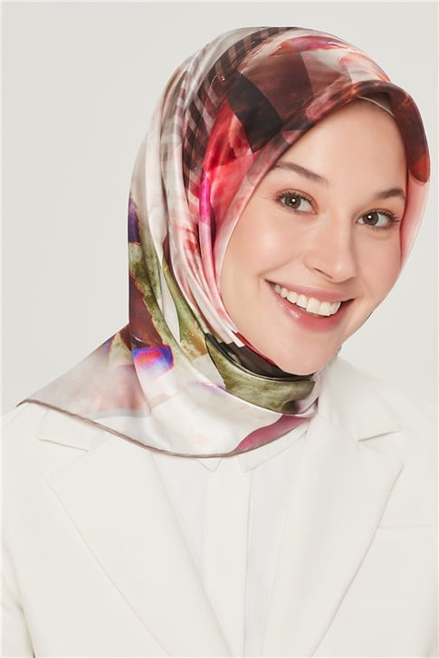 Armine Sura İpek Eşarp 21Y8523 01