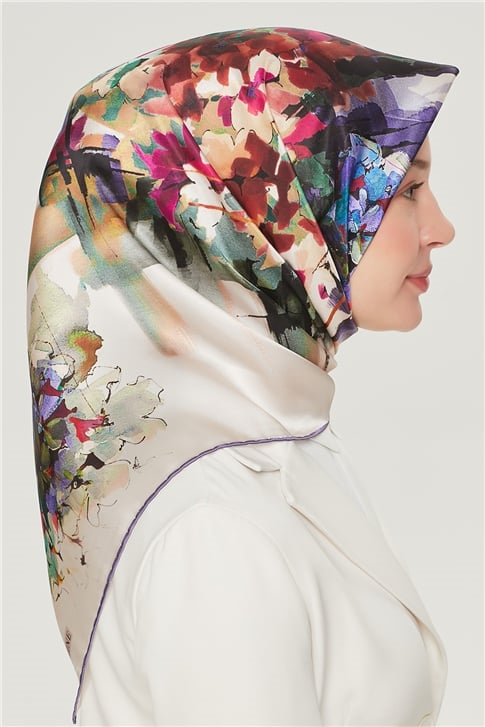 Armine Sura İpek Eşarp 21Y8538 05