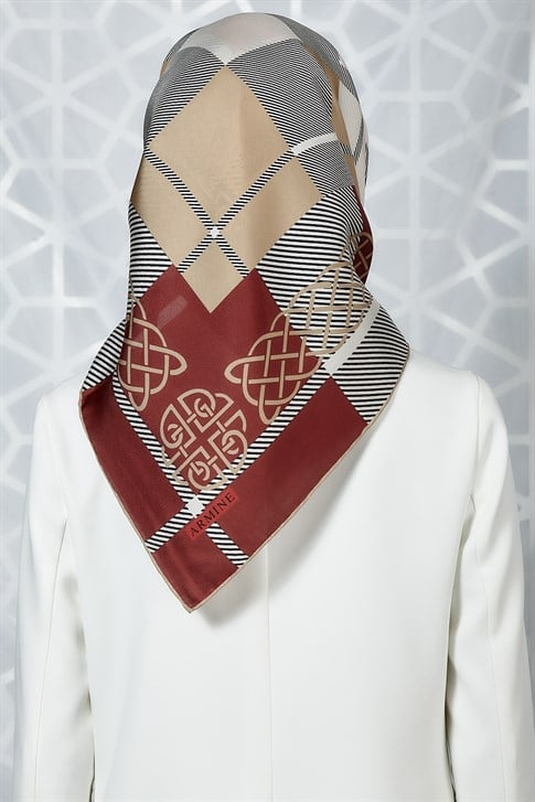 Armine Twill İpek Eşarp 19Ka8231 38