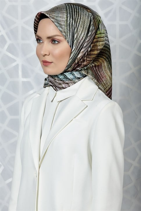 Armine Twill İpek Eşarp 19Ka8262 34