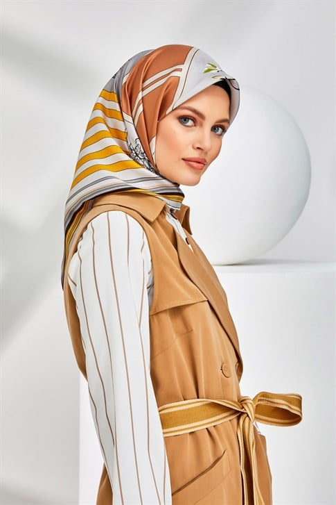 Armine Twill İpek Eşarp 20Ya8303 37