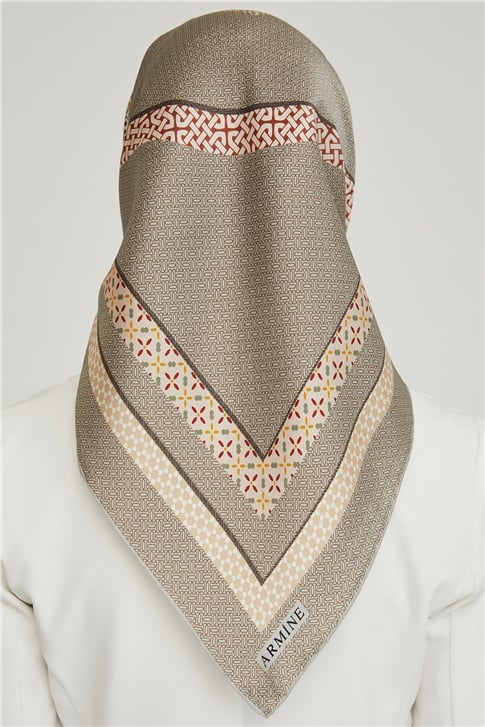 Armine Twill İpek Eşarp 21Ka8603 07