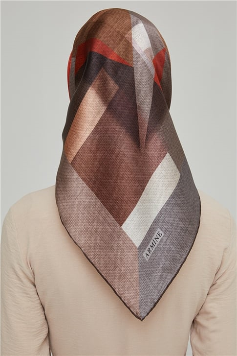 Armine Twill İpek Eşarp 21Ka8623 35