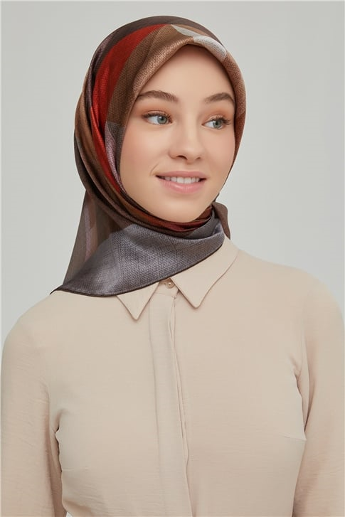 Armine Twill İpek Eşarp 21Ka8623 35