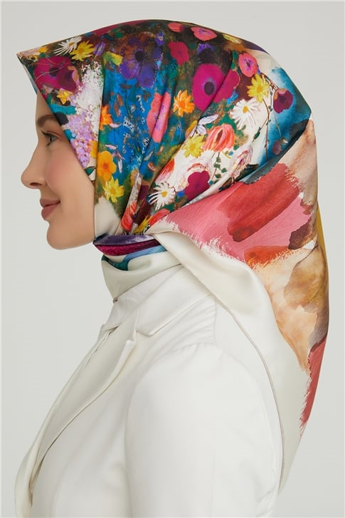 Armine Twill İpek Eşarp 21Ka8630 02