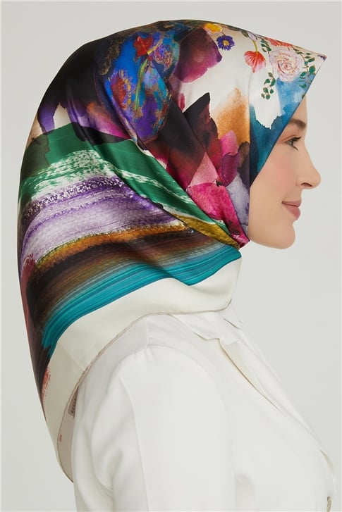 Armine Twill İpek Eşarp 21Ka8630 02