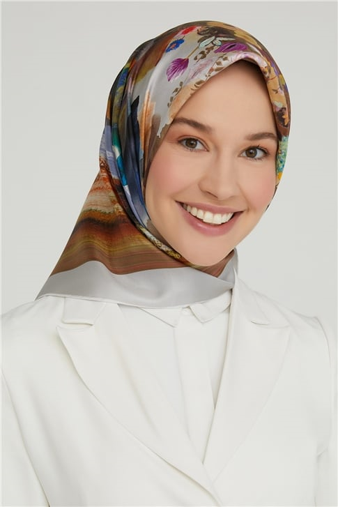 Armine Twill İpek Eşarp 21Ka8630 35