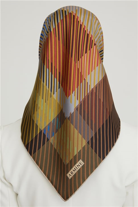 Armine Twill İpek Eşarp 21Ka8635 34