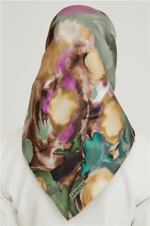 Armine Twill İpek Eşarp 21Ka8641 38