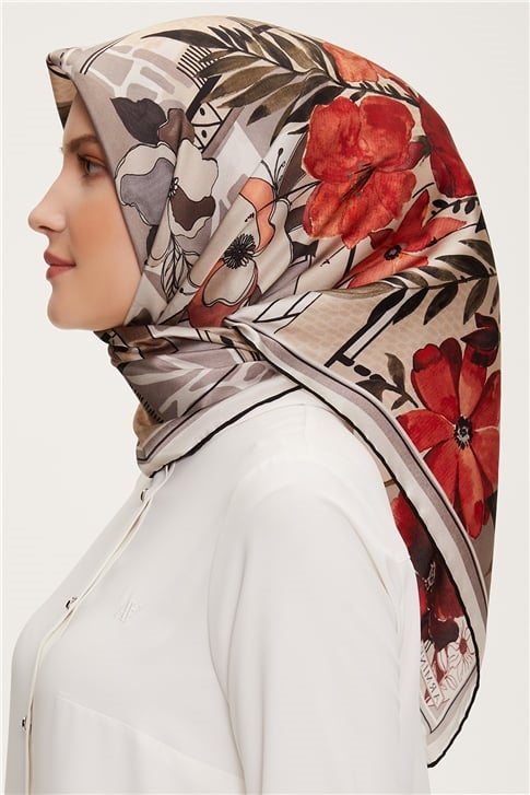 Armine Twill İpek Eşarp 22Ka3226 03