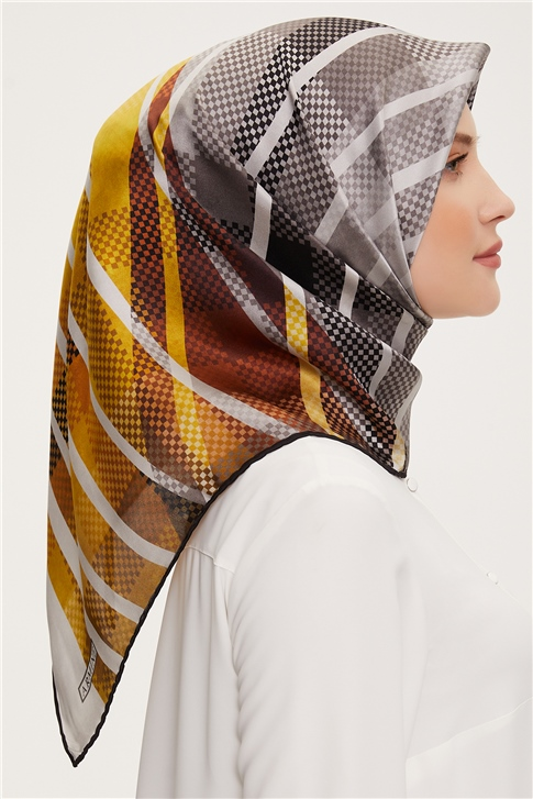Armine Twill İpek Eşarp 22Ka3237 34