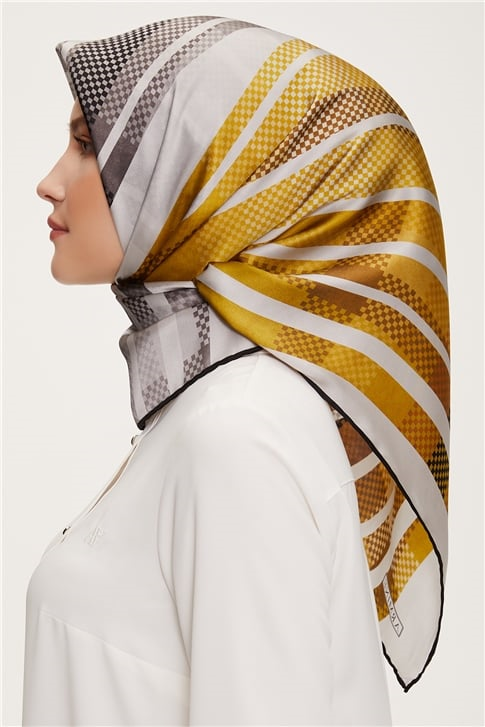 Armine Twill İpek Eşarp 22Ka3237 34