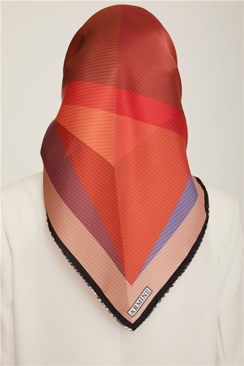 Armine Twill İpek Eşarp 22Ka8836 33