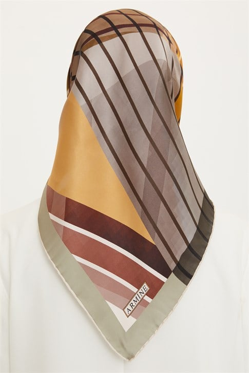 Armine Twill İpek Eşarp 22Ya8711 42