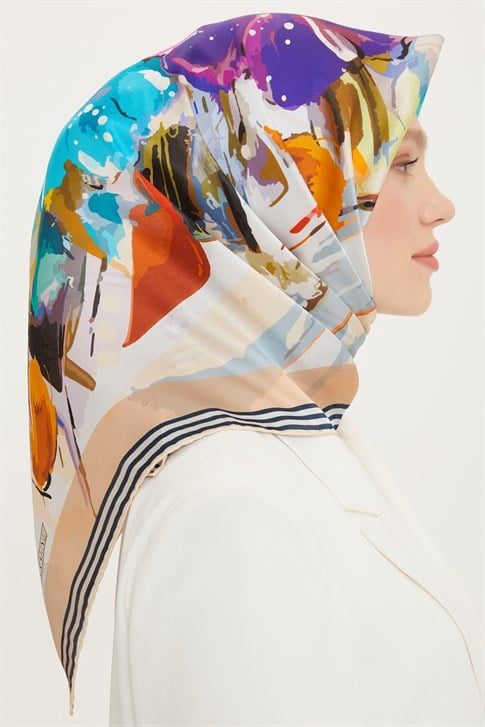 Armine Twill İpek Eşarp 22Ya8713 35