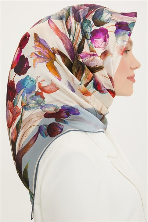 Armine Twill İpek Eşarp 22Ya8715 01