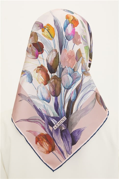 Armine Twill İpek Eşarp 22Ya8715 34