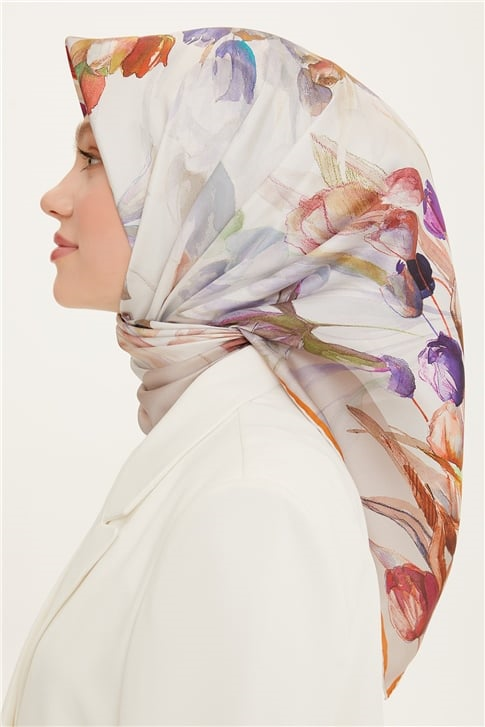 Armine Twill İpek Eşarp 22Ya8715 35