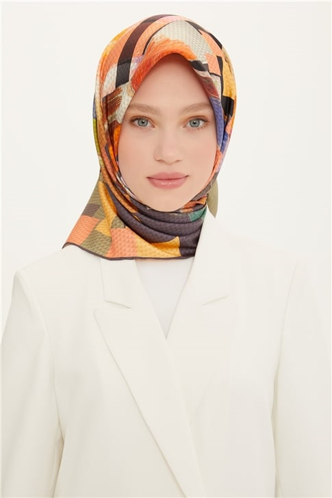 Armine Twill İpek Eşarp 22Ya8727 01