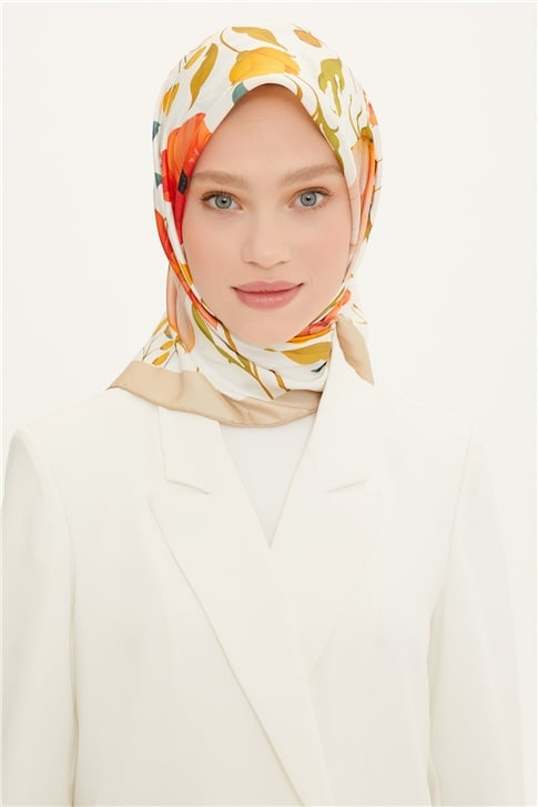 Armine Twill İpek Eşarp 22Ya8740 32 09