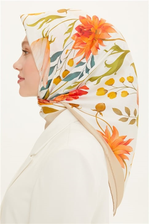 Armine Twill İpek Eşarp 22Ya8740 32 09