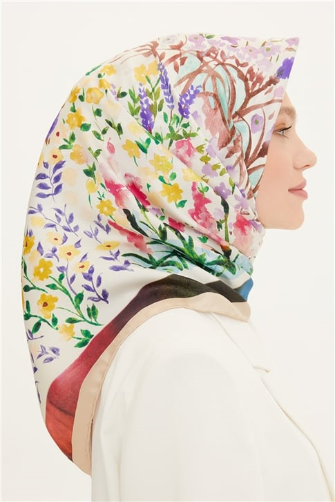 Armine Twill İpek Eşarp 22Ya8741 31