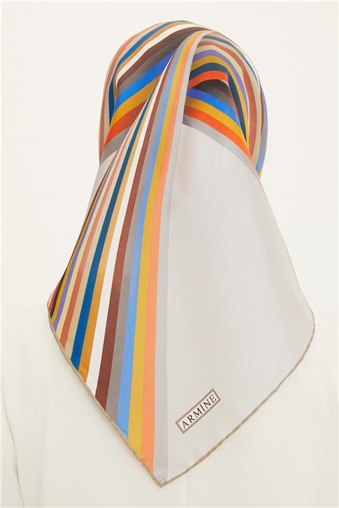 Armine Twill İpek Eşarp 22Ya8743 38