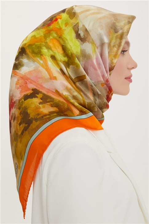 Armine Twill İpek Eşarp 22Ya8750 09