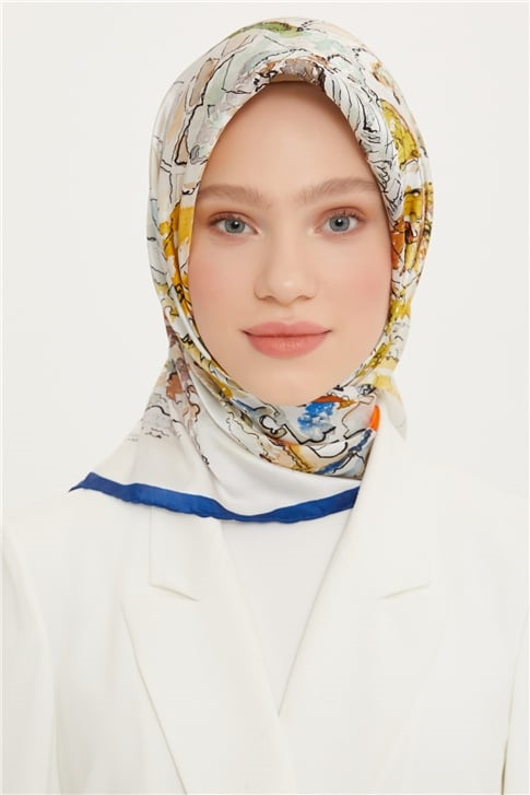 Armine Twill İpek Eşarp 22Ya8755 32