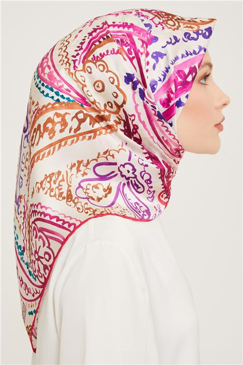 Armine Twill İpek Eşarp 23Ka9037 55