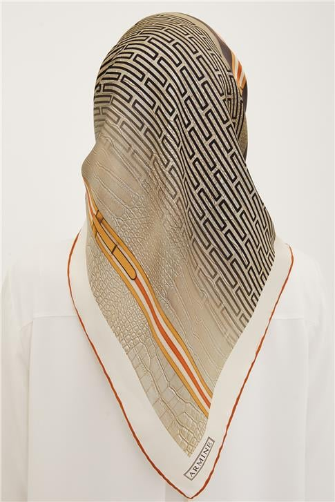 Armine Twill İpek Eşarp 23Ya8930 32