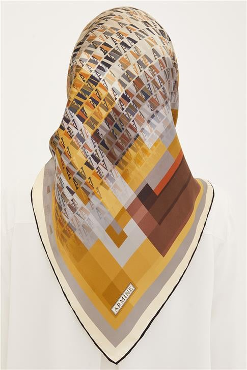 Armine Twill İpek Eşarp 23Ya8934 37
