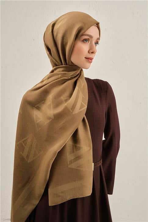 Armine Woolair Harf Monogram Şal 2 10