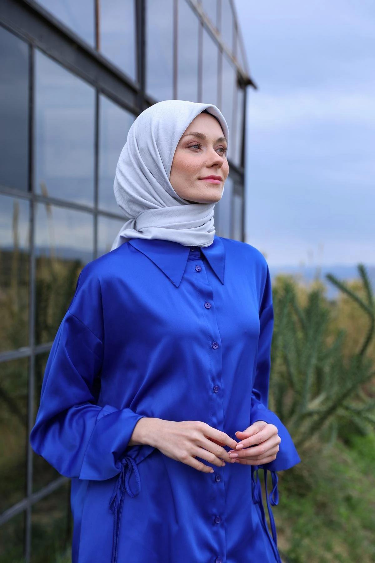 Celina Jakar Eşarp Soft Gri 9902-01