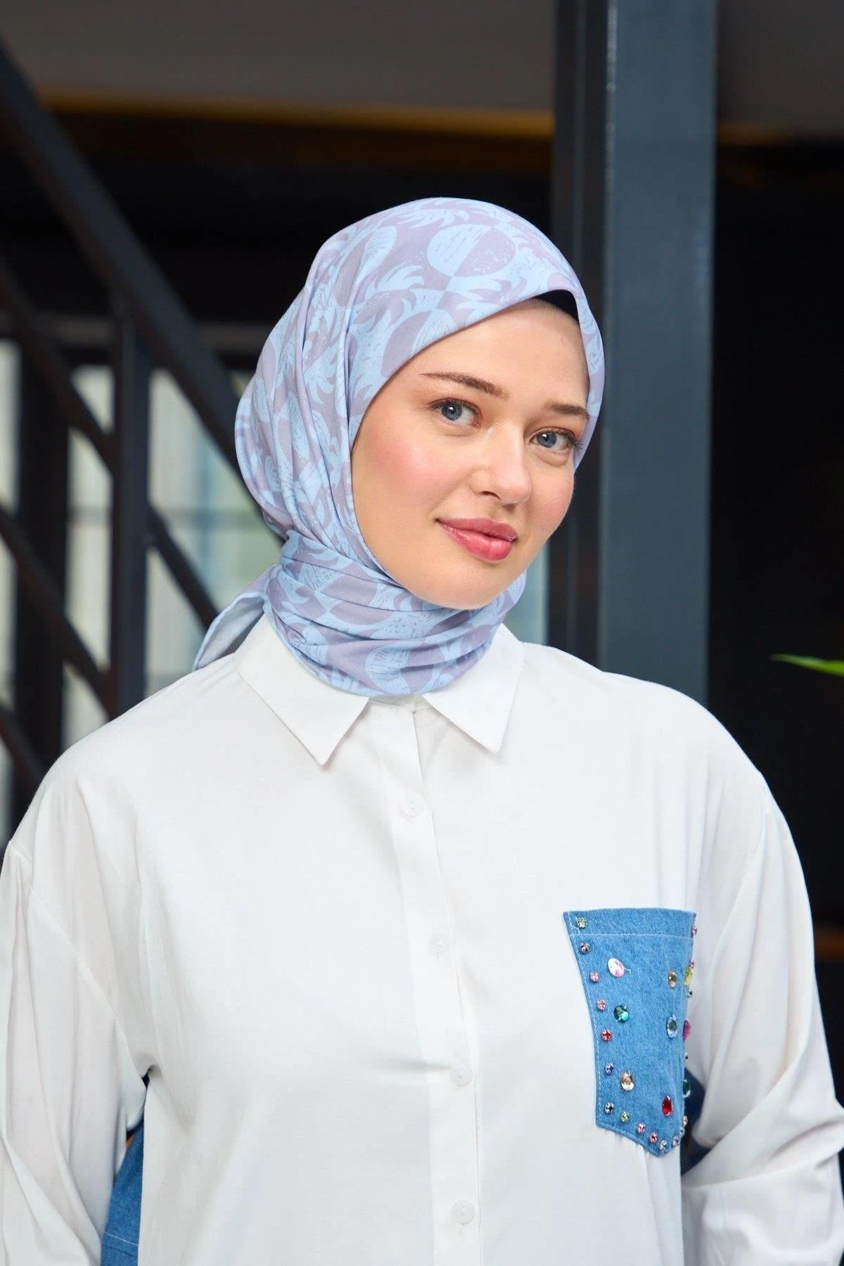 Harmony Collection Soft Eşarp Gri 1182-14