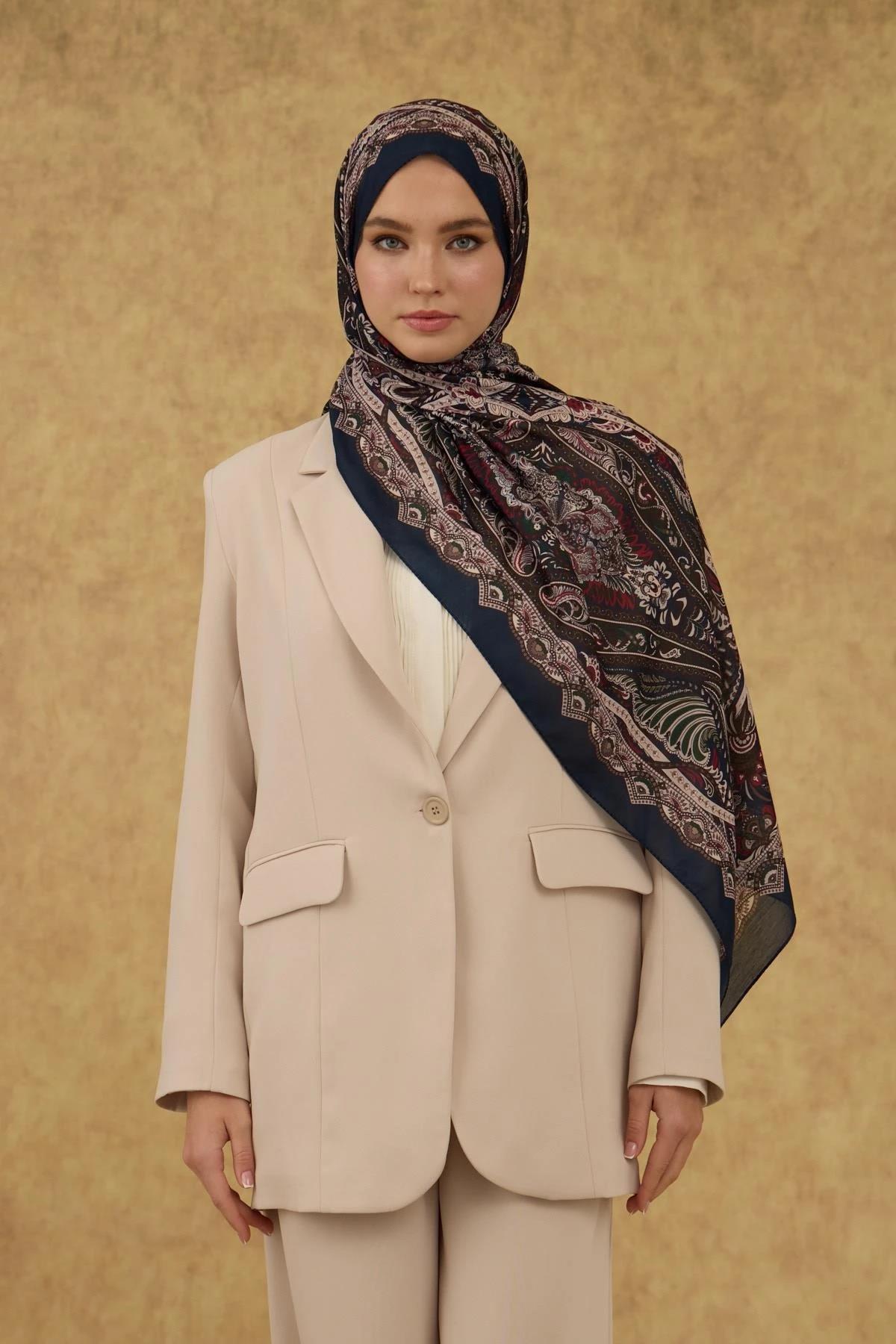 İpekhan Soft Şal Lacivert 3052-09