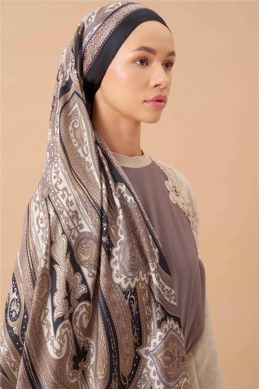 Jardin Secret Collection Hint Vual İpek Şal 5012-02