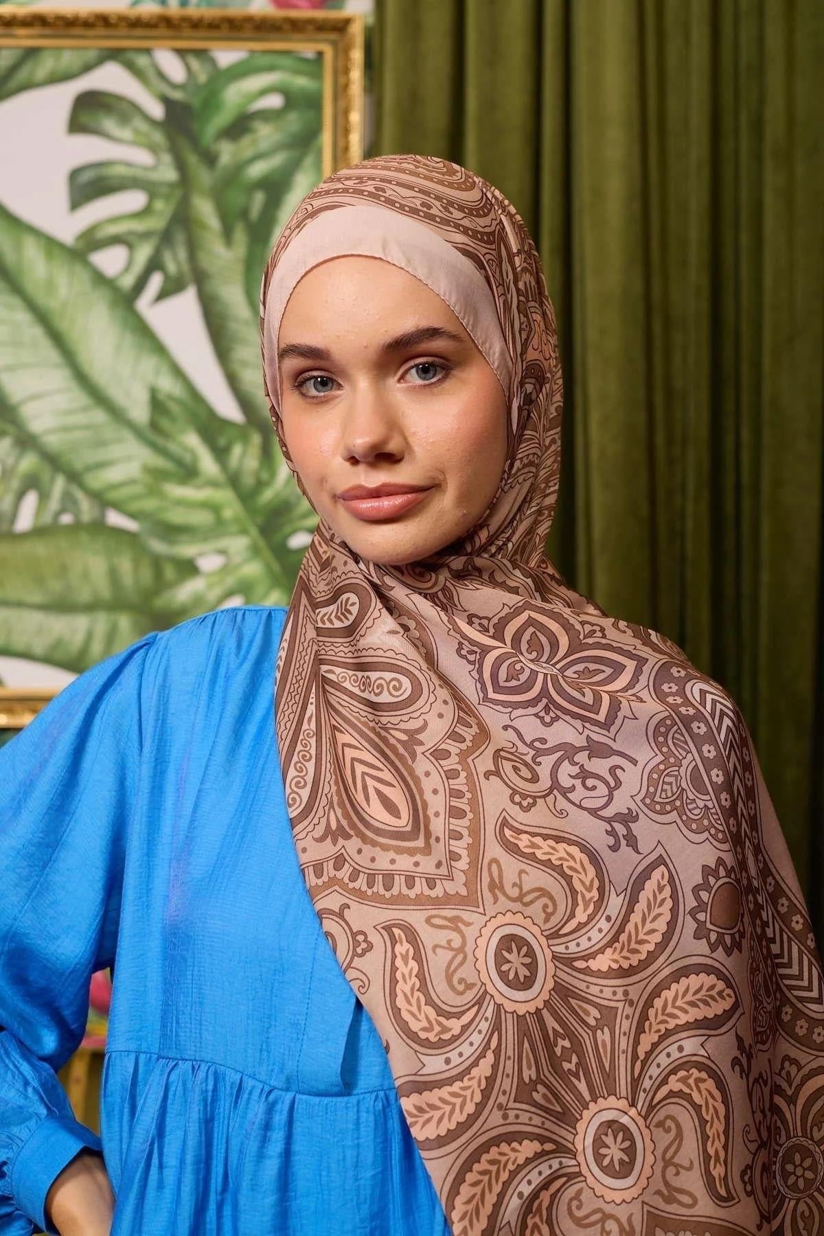Marrakech Koleksiyon Soft Şal Açık Vizon 3048-13